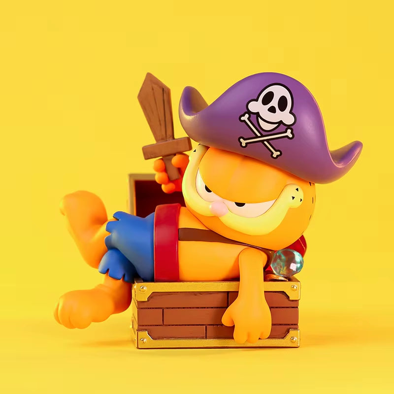 Garfield Day Dream Series Mystery Box Collectible Cute Action Figures Birthday Gift Kid Toy