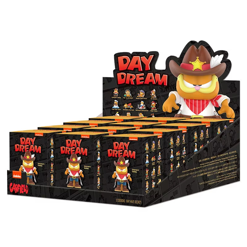 Garfield Day Dream Series Mystery Box Collectible Cute Action Figures Birthday Gift Kid Toy